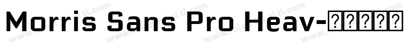 Morris Sans Pro Heav字体转换